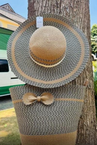 Handbag and hat