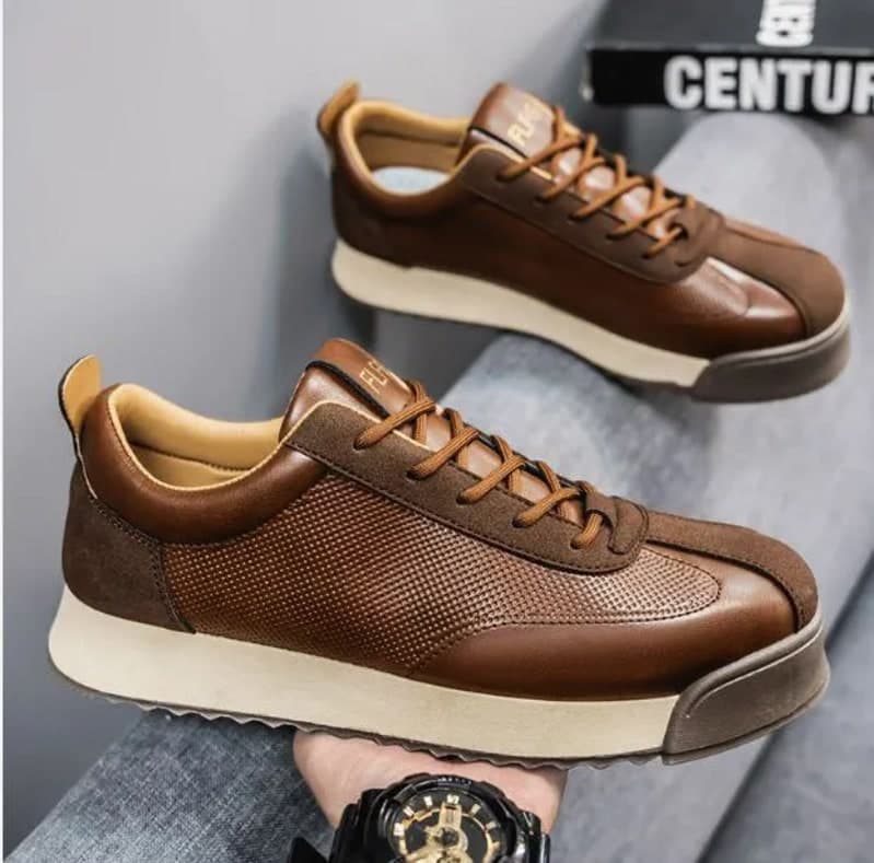 Men's Premium Brown Casual Sneakers