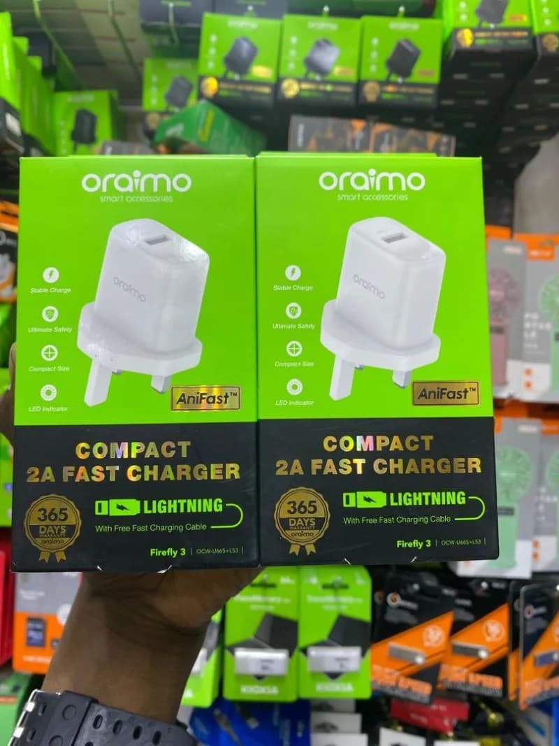 Oraimo charger for iPhone fast charger
